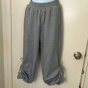 Gray stylish sweatpants